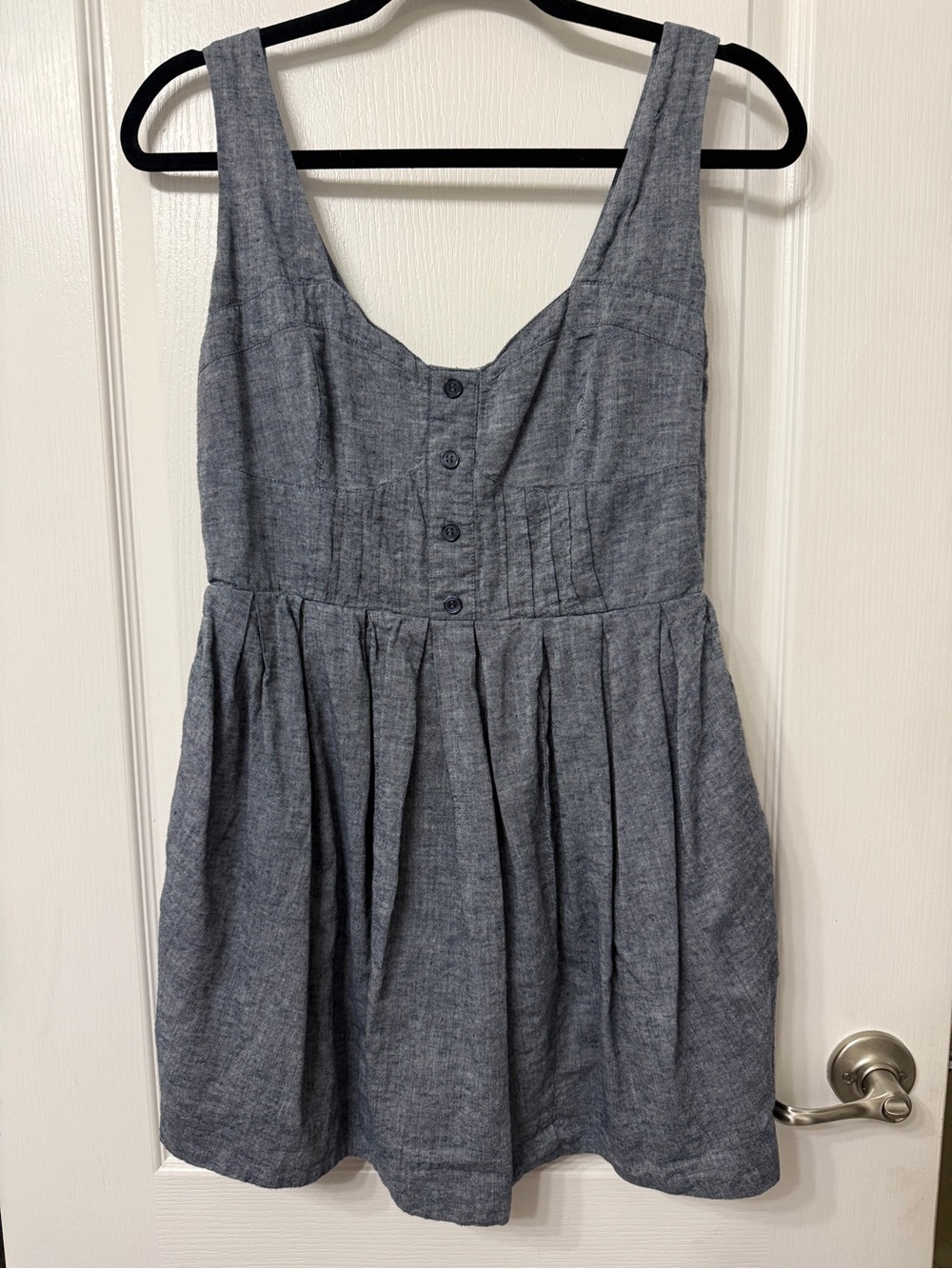 Linen and Cotton Blend Dress